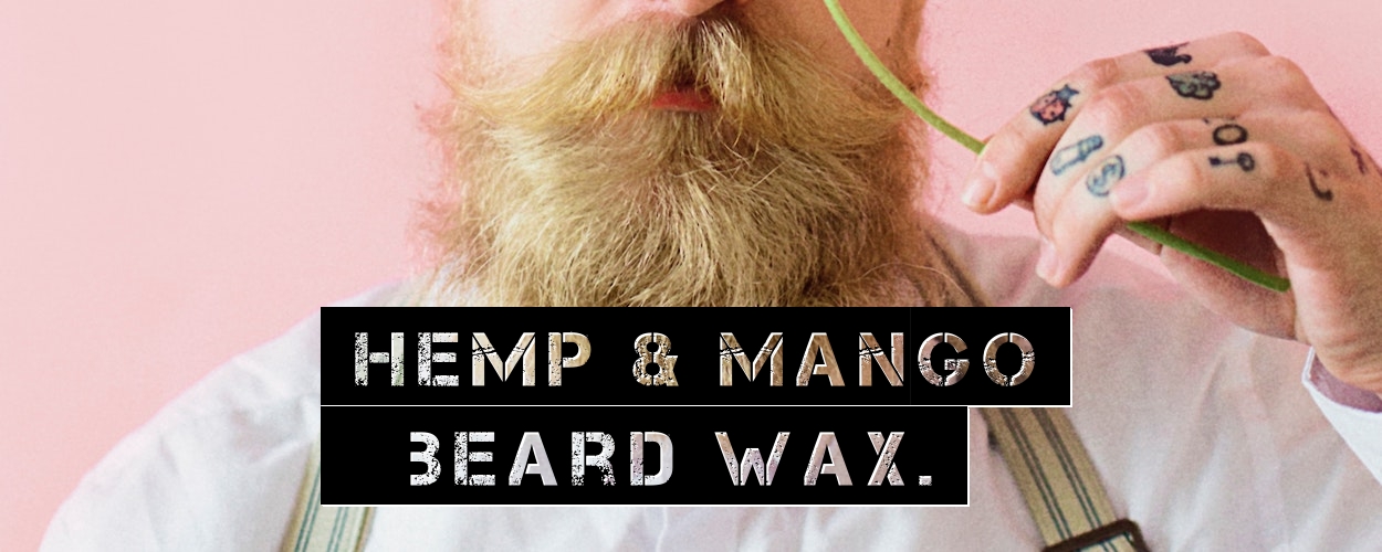 Hemp & mango beard wax recipe
